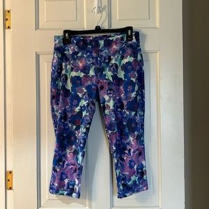 Danskin floral print fitness leggings